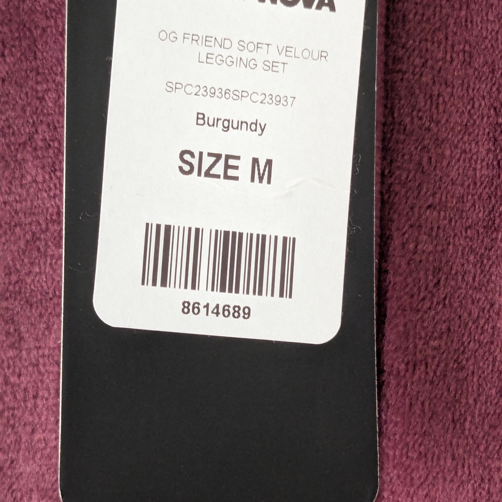 Fashion Nova Bourdeaux Oversized Velour Jacket - Picture 3 of 3